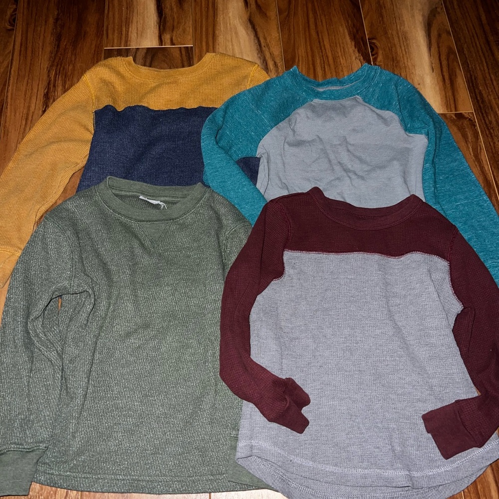 5T boys thermal shirts